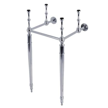 Kingston Brass Brass Console Sink Legs, Polished Chrome VPB33141